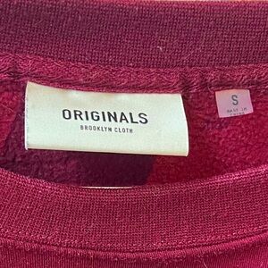 Burgundy Originals Sweatshirt (unisex)